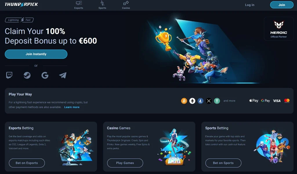 sportsko klađenje thunderpick